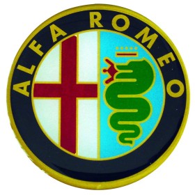 ΣΗΜΑ I ΣΤΡΟΓΓΥΛΟ ΜΕΓΑΛΟ ALFA ROMEO ΣΗΜΑ I ΣΤΡΟΓΓΥΛΟ ΜΕΓΑΛΟ ALFA ROMEO