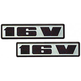 ΣΕΤ 2 ΣΗΜΑΤΑ ΑΥΤΟΚΟΛΛΗΤΑ 16V II ΜΙΚΡΑ ΑΣΗΜΙ