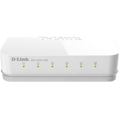 D-Link GO-SW-5G Unmanaged L2 Switch με 5 Θύρες Gigabit (1Gbps) Ethernet