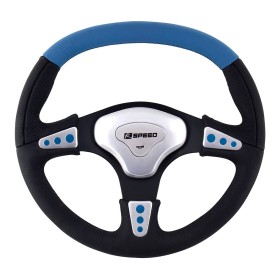 ΤΙΜΟΝΙ ΔΕΡΜΑ 35cm ΜΠΛΕ