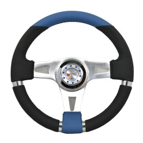 ΤΙΜΟΝΙ ΔΕΡΜΑ 33cm ΜΑΥΡΟ-ΜΠΛΕ