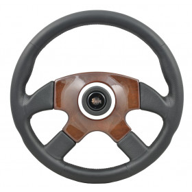 ΤΙΜΟΝΙ 263 36CM ΔΕΡΜΑ MAONI ΣΚΟΥΡΟ