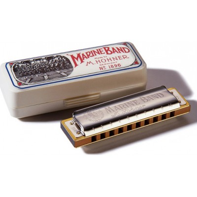 Hohner Διατονική Φυσαρμόνικα Marine Band 1896/20 Τονικότητας A (La) Ματζόρε