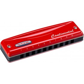 Vox Διατονική Φυσαρμόνικα Continental C Red Τονικότητας C (Do) ΜατζόρεΚωδικός: VCH-2 