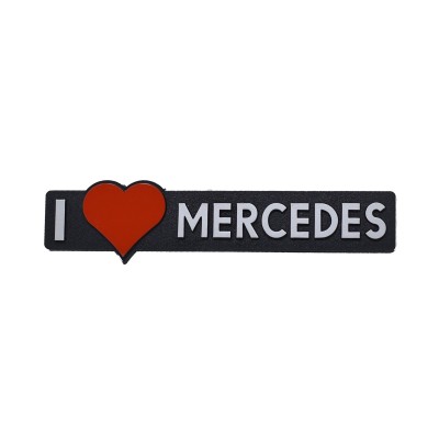 ΣΗΜΑ AYTΟΚΟΛΛΗΤΟ I LOVE MERCEDES