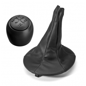 ΠΟΜΟΛΟ ΜΕ ΦΥΣΣΟΥΝΑ FIAT PANDA & 500 2003-2012 ΜΑΥΡΟ 5ΤΑΧΥΤΗΤΕΣ