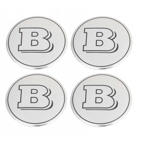 ΣΗΜΑΤΑ ΖΑΝΤΑΣ BRABUS ΑΛΟΥΜΙΝΙΟΥ 5,7cm ΣΕΤ 4 TEM