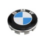 ΚΑΠΑΚΙ ΖΑΝΤΑΣ ΜΕ ΣΗΜΑ BMW 6.5cm ΑΣΠΡΟ-ΜΠΛΕ (1ΤΜΧ)