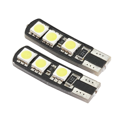 ΣΕΤ LED CANBUS T10 6LED ΜΑΚΡΟΣΤΕΝΟ