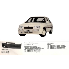 ΣΠΟΙΛΕΡ ΕΜΠΡΟΣΘΙΟ OPEL KADETT E 1984-1991
