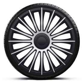 ΣΕΤ ΔΙΕΘΝΗ ΤΑΣΙΑ ΤΡΟΧΩΝ 13'' AUSTIN SILVER BLACK (4ΤΕΜ)