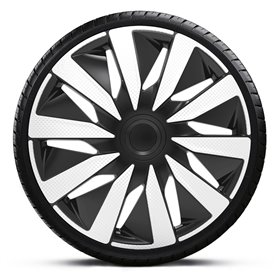 ΣΕΤ ΔΙΕΘΝΗ ΤΑΣΙΑ ΤΡΟΧΩΝ 13'' LAZIO CARBON SILVER-BLACK (4ΤΕΜ)