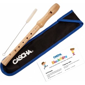 Cascha Soprano Παιδική Ξύλινη Φλογέρα HH-2130 Μπαρόκ Μπεζ Cascha Soprano Παιδική Ξύλινη Φλογέρα HH-2130 Μπαρόκ Μπεζ