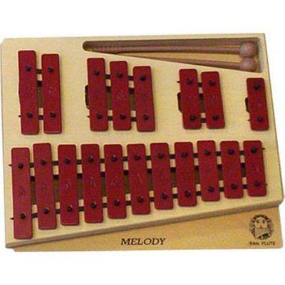 Melody Διπλό Μεταλλόφωνο Double Wooden Metallophone