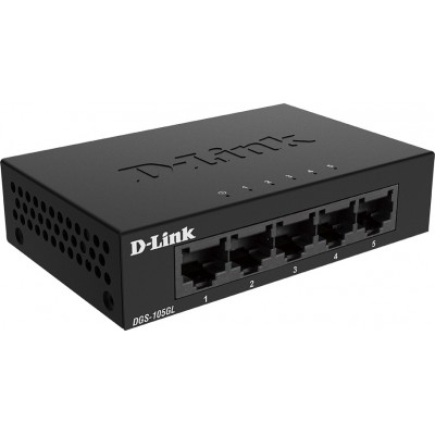 D-Link Unmanaged L2 Switch με 5 Θύρες Gigabit (1Gbps) Ethernet