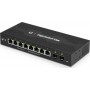 Ubiquiti EdgeSwitch 10XP Managed L2 Switch με 8 Θύρες Gigabit (1Gbps) Ethernet και 2 SFP Θύρες