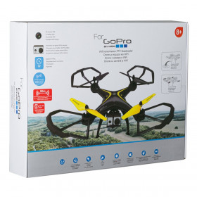 Drone Κίτρινο-Μαύρο WIFI με Camera 30w &amp Πλαίσιο Κάμερας GoPro 2.4G 