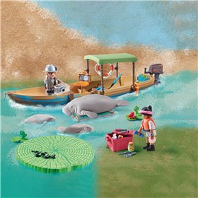 Playmobil Wiltopia Εκδρομή στον Αμαζόνιο με Ποταμόπλοιο