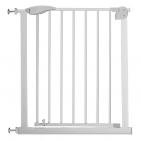 Πόρτα Ασφαλείας Μεταλλική Λευκή Αυτόματο Κλείσιμο Honey Baby 75-82 cm