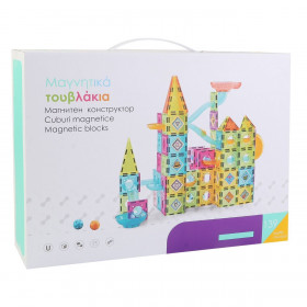 Μαγνητικά Τουβλάκια Χρωματιστά 139 τμχ.