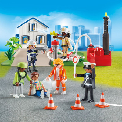 Playmobil My Figures Πυροσβεστική Διάσωση