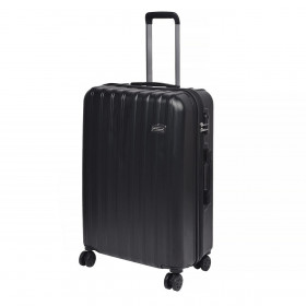 Βαλίτσα - Τρόλεϊ Ταξιδίου Μαύρο Ανάγλυφη Ρίγα 42.79lt