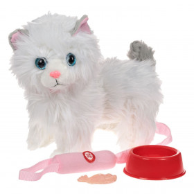 Γατάκι Μηχανικό με Αξεσουάρ Φαγητού Κίνηση &amp Ήχο