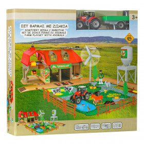 Σετ Φάρμα με Αληθοφανή Ζώα Αξεσουάρ &amp Ανεμογεννήτρια - 53 τμχ.