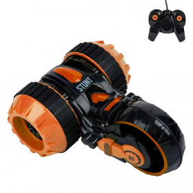 Stunt Όχημα Τηλεκατευθυνόμενο Ακροβατικών Μαύρο Πορτοκαλί 27MHz