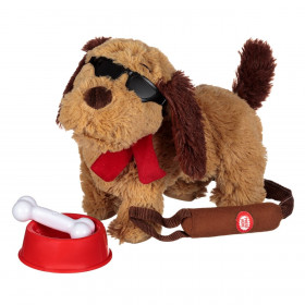 Σκυλάκι Μηχανικό με Αξεσουάρ Φαγητού Κίνηση &amp Ήχο