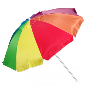 Ομπρέλα Θαλάσσης Αντιανεμική Πολύχρωμη με Κρίκους 2.25 m