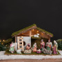 Χριστουγεννιάτικη Φάτνη με 5 LED 47x17x25 cm &amp 11 Φιγούρες