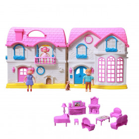 Ονειρεμένο Κουκλόσπιτο με Ήχο Φώτα - 13 Αξεσουάρ