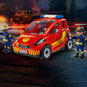 Playmobil Μικρό Όχημα Πυροσβεστικής με Πυροσβέστες