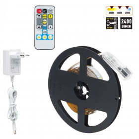 Αυτοκόλλητη Ταινία Strip Light Λευκό Φως με Χειριστήριο 12V - 5 m Αυτοκόλλητη Ταινία Strip Light Λευκό Φως με Χειριστήριο 12V - 5 m