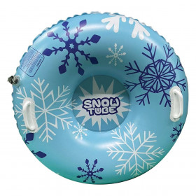 Φουσκωτό Έλκηθρο Χιονιού Παιδικό Μπλε Λευκές Νιφάδες 92cm Φουσκωτό Έλκηθρο Χιονιού Παιδικό Μπλε Λευκές Νιφάδες 92cm