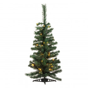 Χριστουγεννιάτικο Διακοσμητικό Επιτραπέζιο Έλατο Μπαταρίας 50 Led - 90 cm
