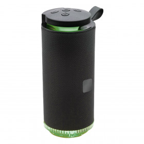 Hχείο Bluetooth 10W Ράβδος Μαύρο με LED Πολύχρωμο Φως 17.5cm