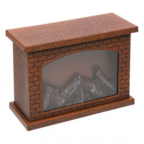 Φανάρι - Τζάκι Διακοσμητικό Χτιστό Μπρονζέ 28x12x20 cm  Φανάρι - Τζάκι Διακοσμητικό Χτιστό Μπρονζέ 28x12x20 cm