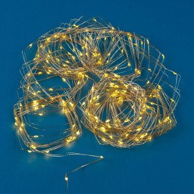 200 Λαμπάκια LED Ασημί Καλώδιο 23 m - Λευκό Θερμό 200 Λαμπάκια LED Ασημί Καλώδιο 23 m - Λευκό Θερμό