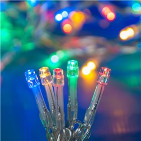100 Λαμπάκια Κουρτίνα LED Επεκτεινόμενα 4.6 m - Πολύχρωμα