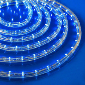 Φωτοσωλήνας LED Πλακέ με Πρόγραμμα 6 m x 13 mm - Λευκό