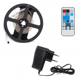 Αυτοκόλλητη Ταινία Strip Light Λευκό Φως με Χειριστήριο 12V - 3 m Αυτοκόλλητη Ταινία Strip Light Λευκό Φως με Χειριστήριο 12V - 3 m
