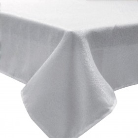 Χριστουγεννιάτικο Διακοσμητικό Τραπεζομάντηλο Λευκό Shinny 300x140cm