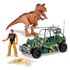 Σετ Παιχνιδιού Δεινόσαυροι με Όχημα &amp Φιγούρες