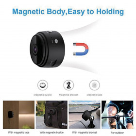 Κρυφή Κάμερα Ασφαλείας WiFi Μαύρη USB 4.5cm