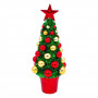 Χριστουγεννιάτικο Διακοσμητικό Δέντρο Χρυσές Κόκκινες Μπάλες 39 cm