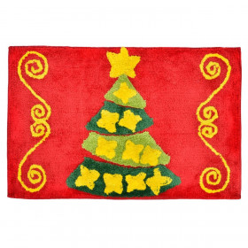 Χριστουγεννιάτικο Χαλάκι Μπάνιου Έλατο 50x80