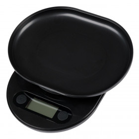 Ηλεκτρονική Ζυγαριά Κουζίνας LCD με Κάδο 5 kg Μαύρη