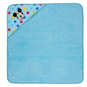 Μπουρνούζι Κάπα Βαμβακερή Σιέλ Mickey 75x75 cm Μπουρνούζι Κάπα Βαμβακερή Σιέλ Mickey 75x75 cm
